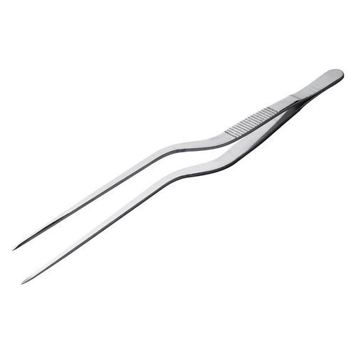 PINZA EMPLATAR INOXIBAR ACODADA 20CMS